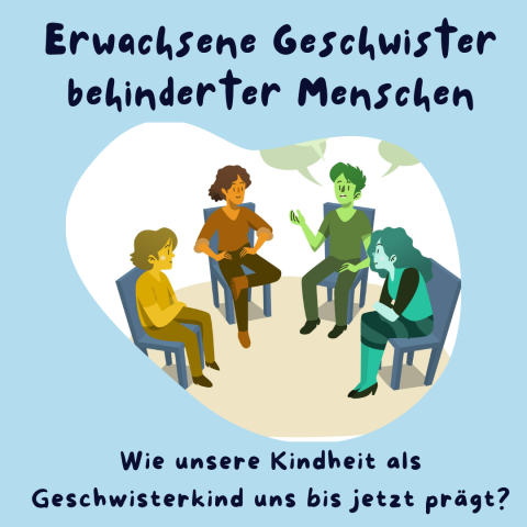 Flyer Erwachsene Geschwister behinderter Menschen